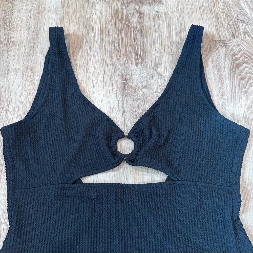 Aerie Crinkle Scoop Full Coverage One Piece Swimsuit